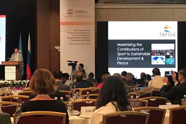 TAFISA was at MINEPS VI to emphasize the key role of sport to foster sustainable development and peace